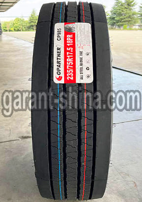 Copartner CP985 (руль/прицеп) 235/75 R17.5 143/141J 18PR - Фото реального протектора с этикеткой